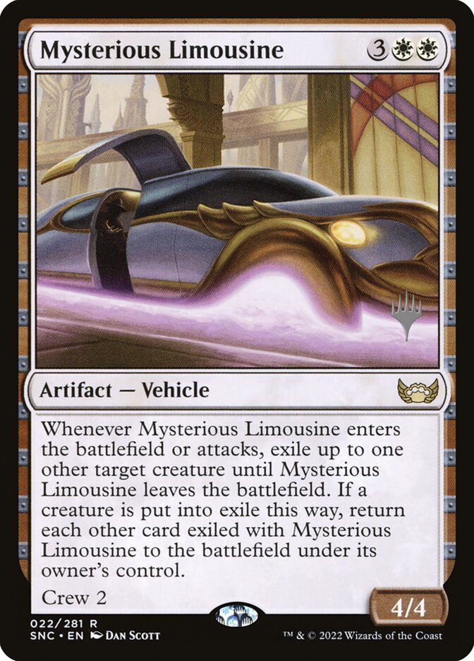 Mysterious Limousine (Streets of New Capenna Promos #22p)