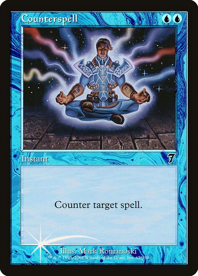 高価値セリー 対抗呪文/Counterspell 第７版 英語版foil マジック：ザ 