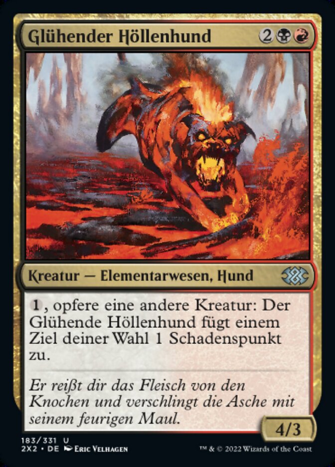 Blazing Hellhound (Double Masters 2022 #183)