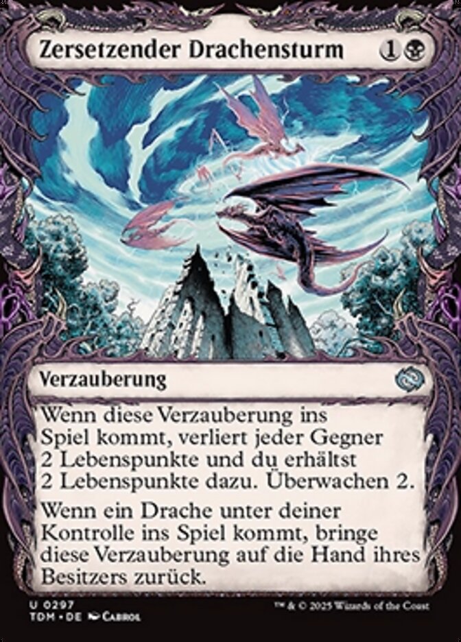 Zersetzender Drachensturm