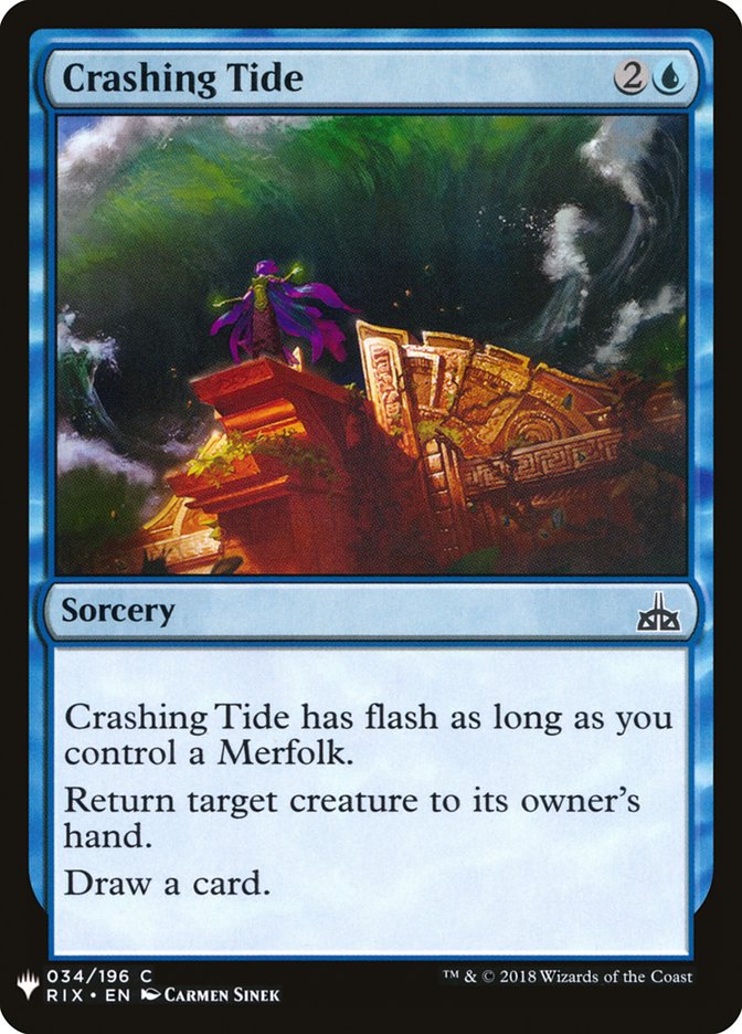Crashing Tide (The List #RIX-34)
