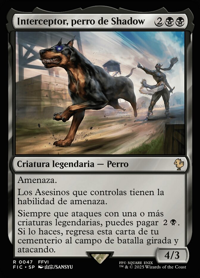 Interceptor, perro de Shadow