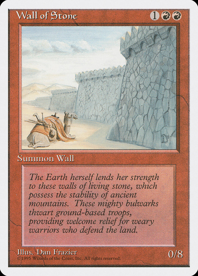 Wall of Stone (Fourth Edition #231)