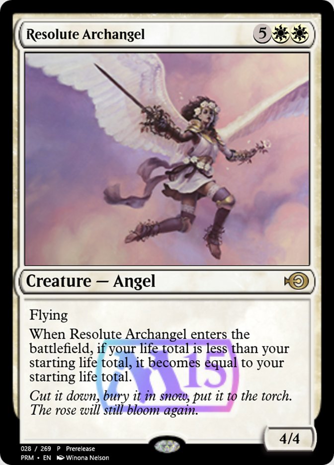 Resolute Archangel (Magic Online Promos #53820)