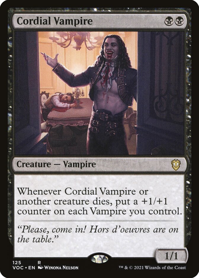 Cordial Vampire (Crimson Vow Commander #125)