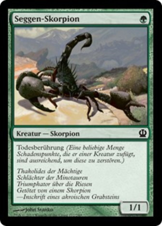 Seggen-Skorpion
