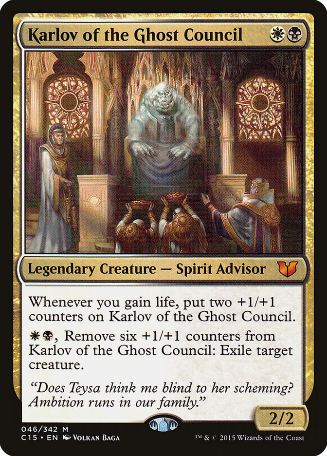 Karlov of the Ghost Council (Commander 2015 #46)