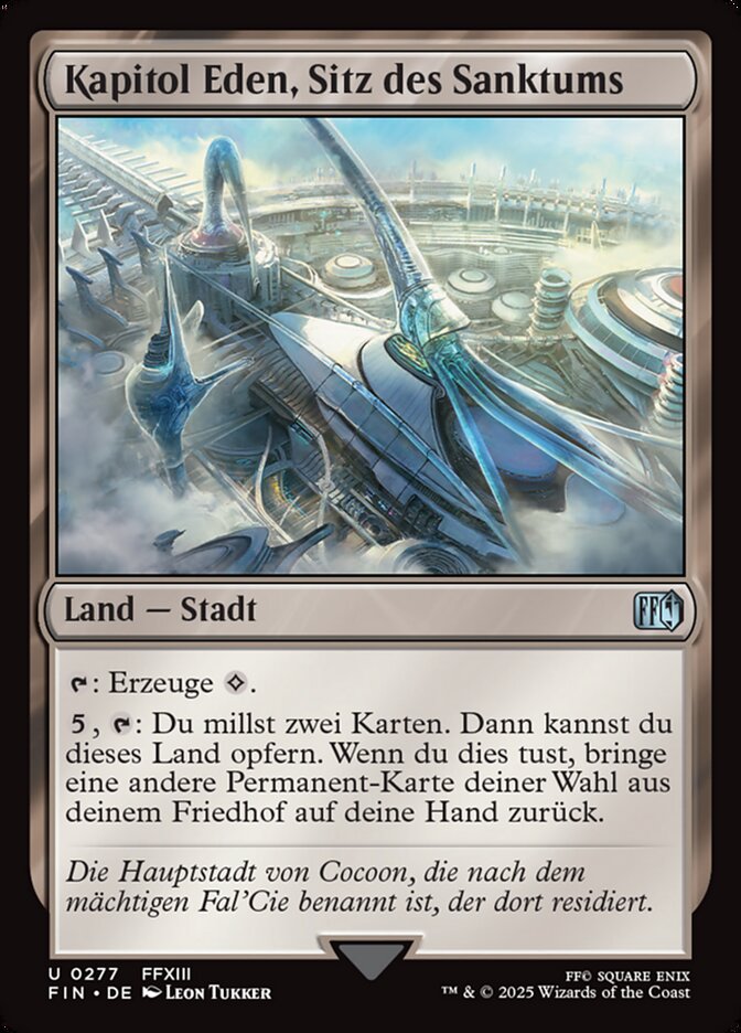 Kapitol Eden, Sitz des Sanktums