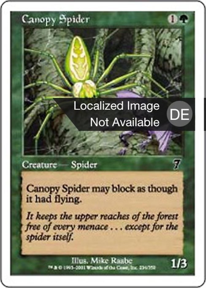 Canopy Spider (Seventh Edition #234)