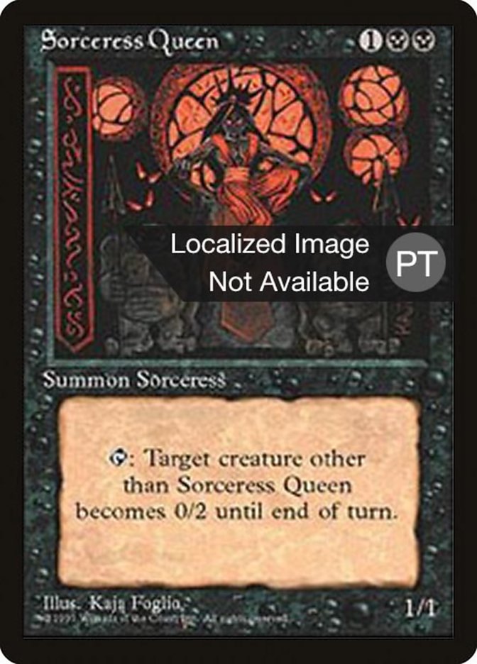 Sorceress Queen (Fourth Edition Foreign Black Border #162)