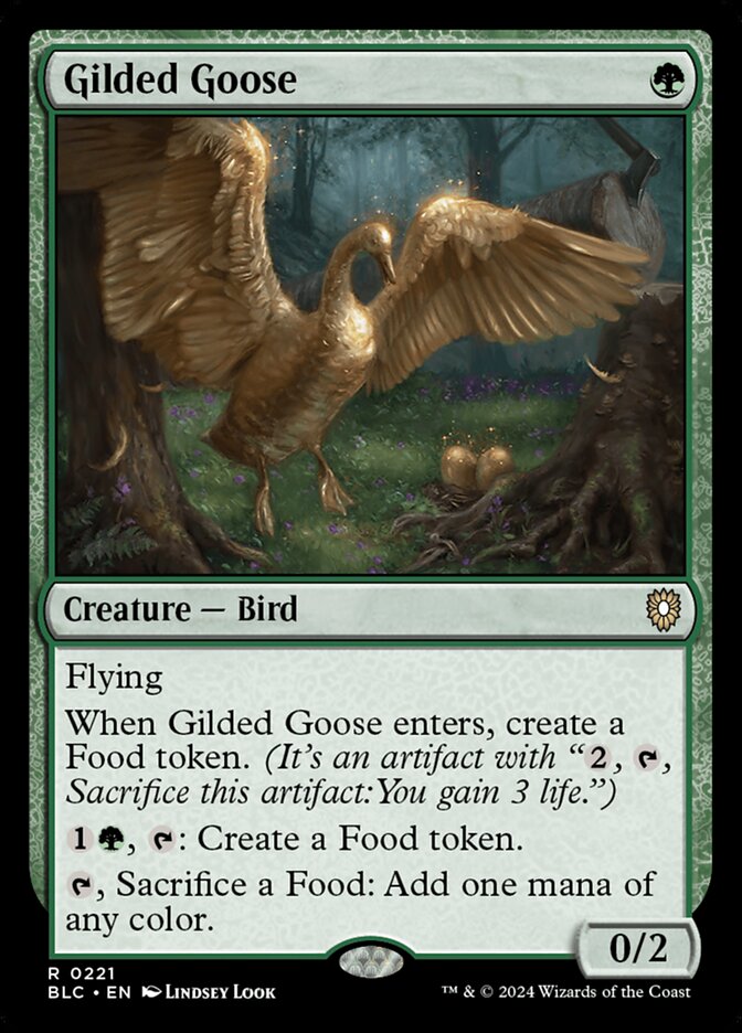 Gilded Goose (Bloomburrow Commander #221)