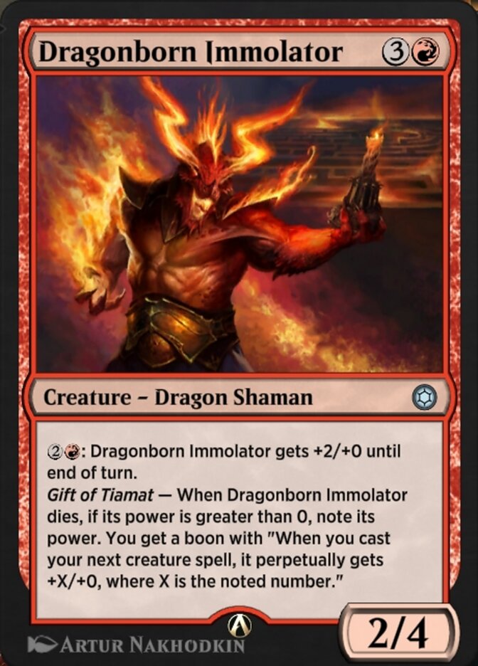 Dragonborn Immolator (Alchemy Horizons: Baldur's Gate #51)