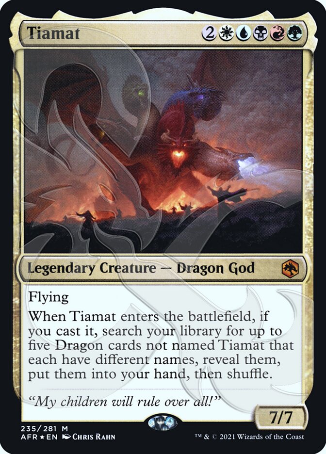 Tiamat (Adventures in the Forgotten Realms Promos #235a)