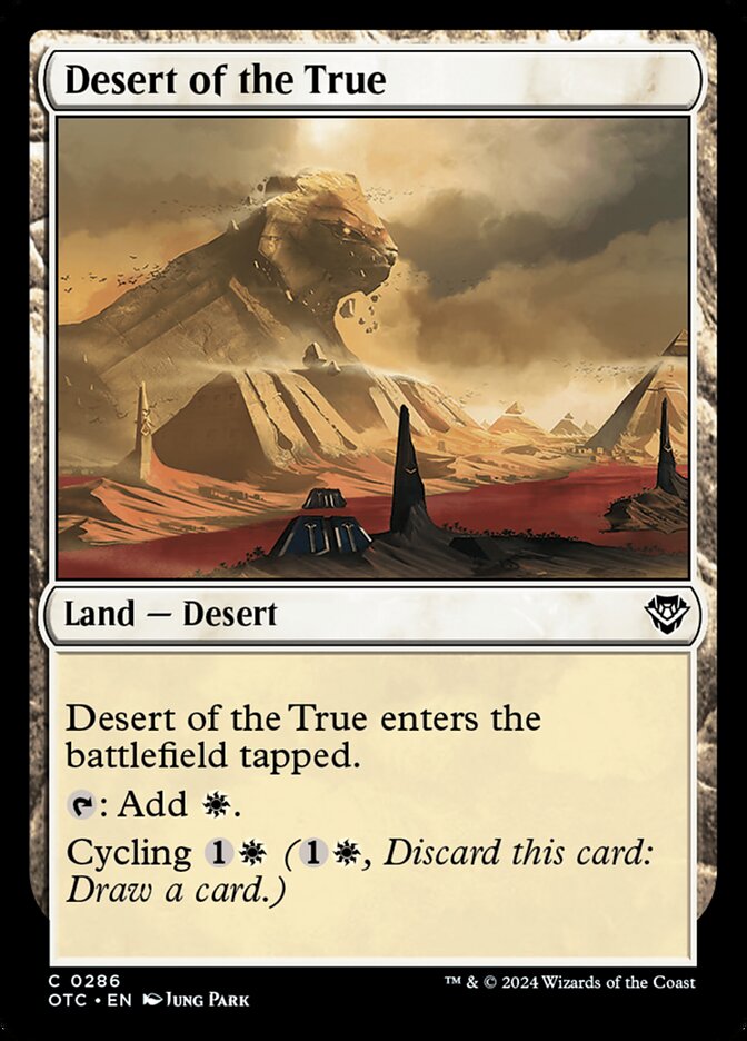 Desert of the True (Outlaws of Thunder Junction Commander #286)
