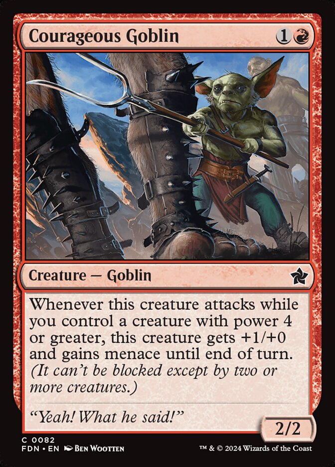 Courageous Goblin (Foundations #82)