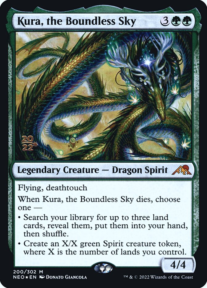 Kura, the Boundless Sky (Kamigawa: Neon Dynasty Promos #200s)