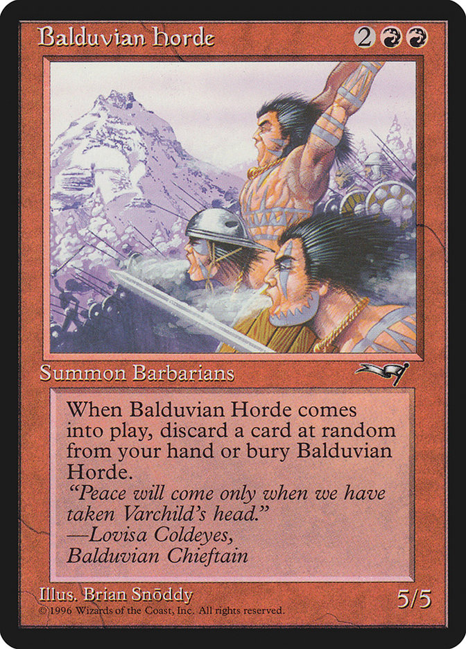 Balduvian Horde (Alliances #65)