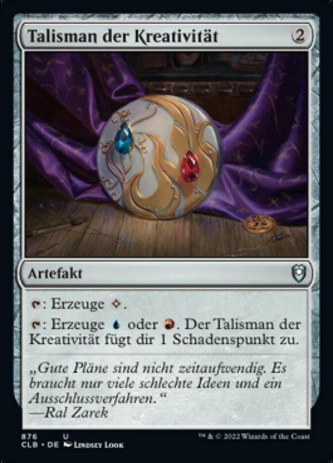 Talisman der Kreativität