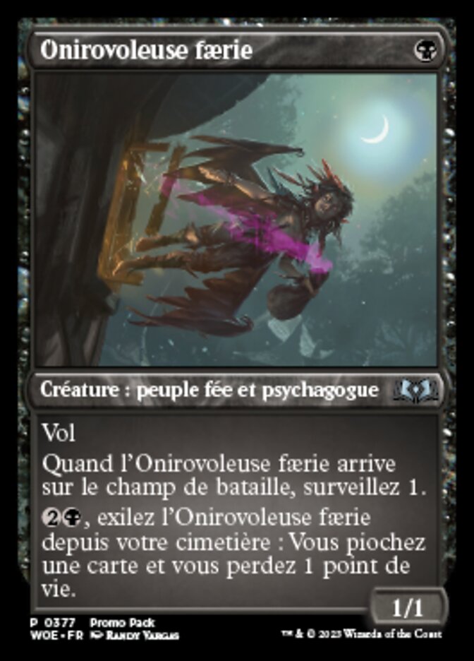 Onirovoleuse faerie