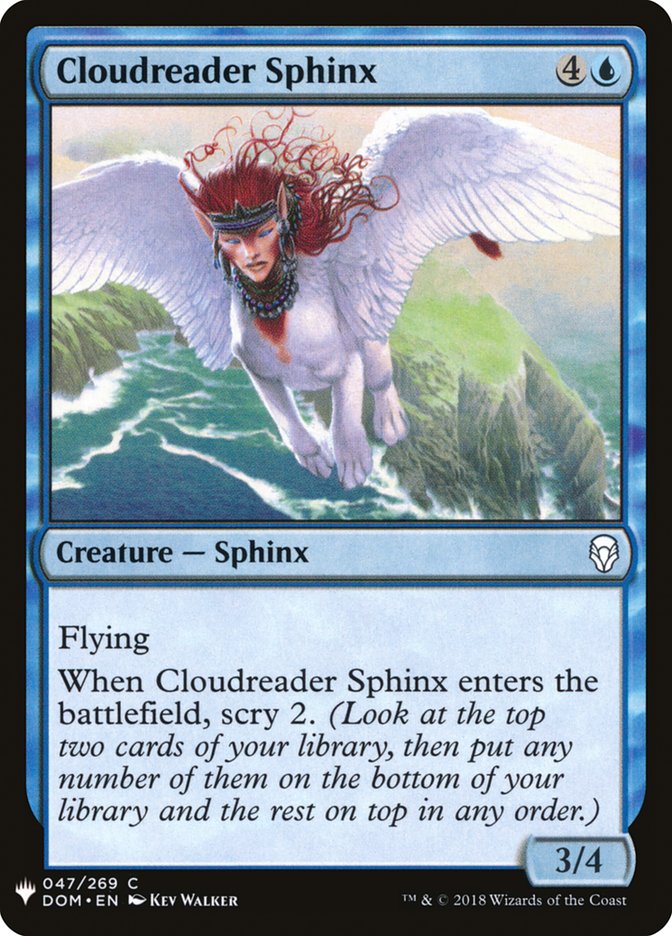 Cloudreader Sphinx (The List #DOM-47)