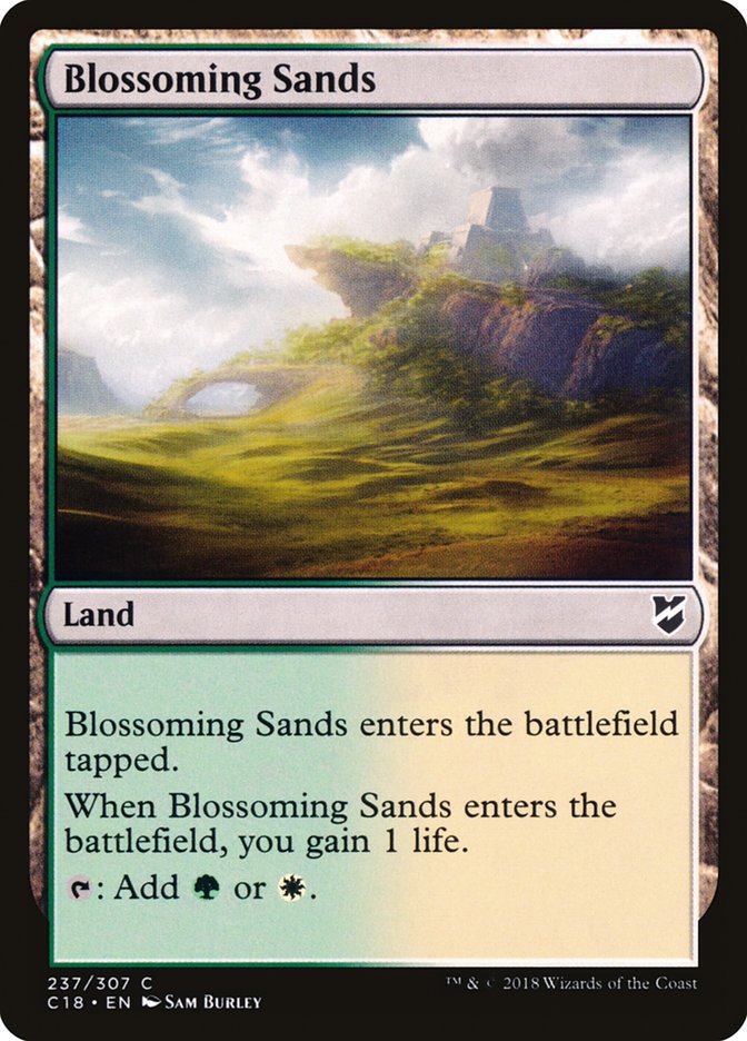 Blossoming Sands (Commander 2018 #237)