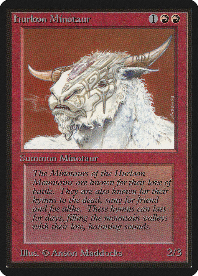 Hurloon Minotaur (Limited Edition Beta #159)