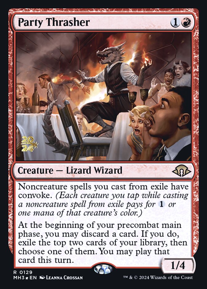 Party Thrasher (Modern Horizons 3 Promos #129s)