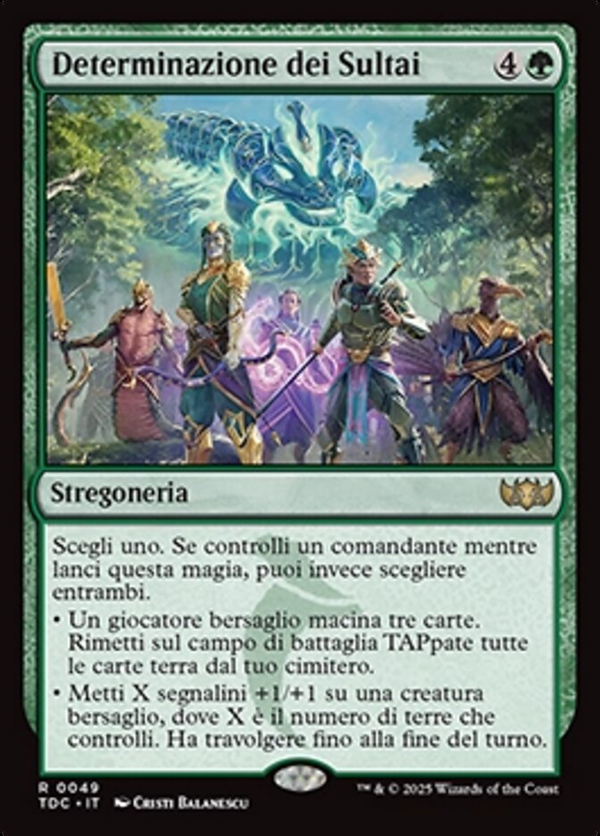 Determinazione dei Sultai