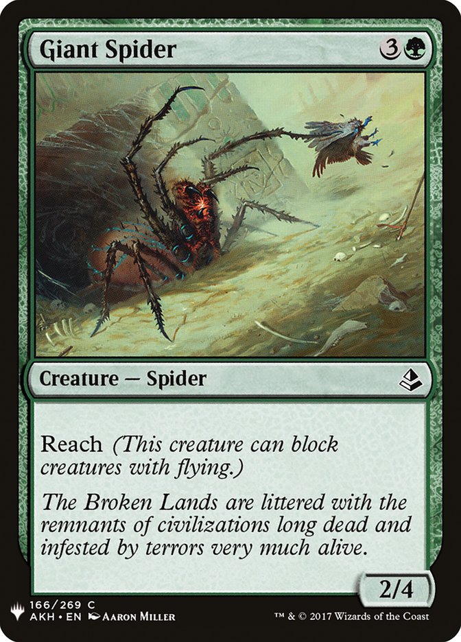 Giant Spider (The List #AKH-166)
