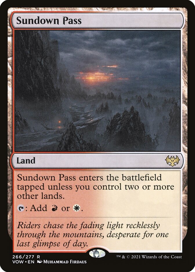 Sundown Pass (Innistrad: Crimson Vow #266)