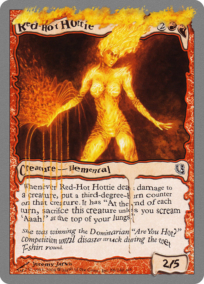 Red Hot Hottie · Unhinged Unh 86 · Scryfall Magic The Gathering Search