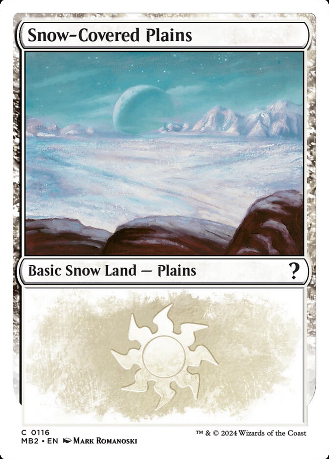 Snow-Covered Plains (Mystery Booster 2 #116)