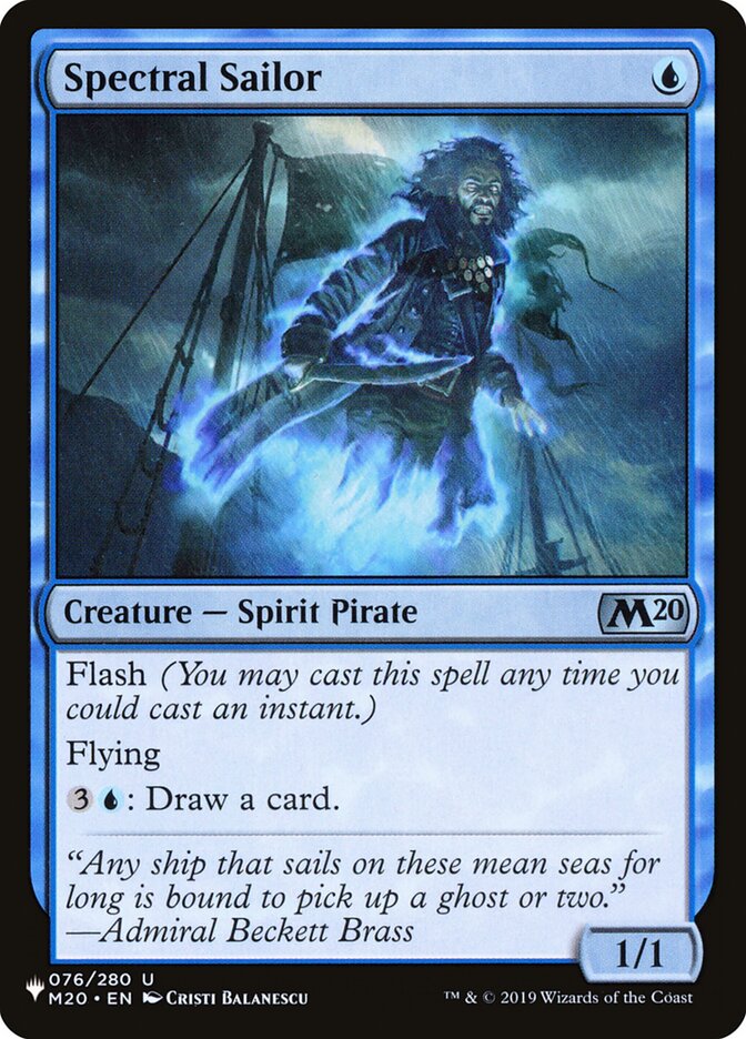 Spectral Sailor (The List #M20-76)