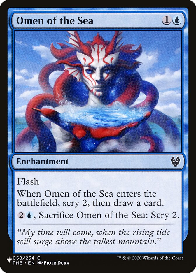 Omen of the Sea (The List #THB-58)