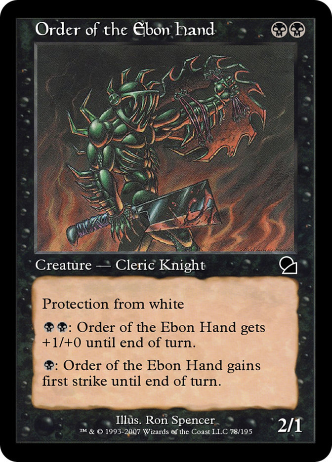 Order of the Ebon Hand (Masters Edition #78)