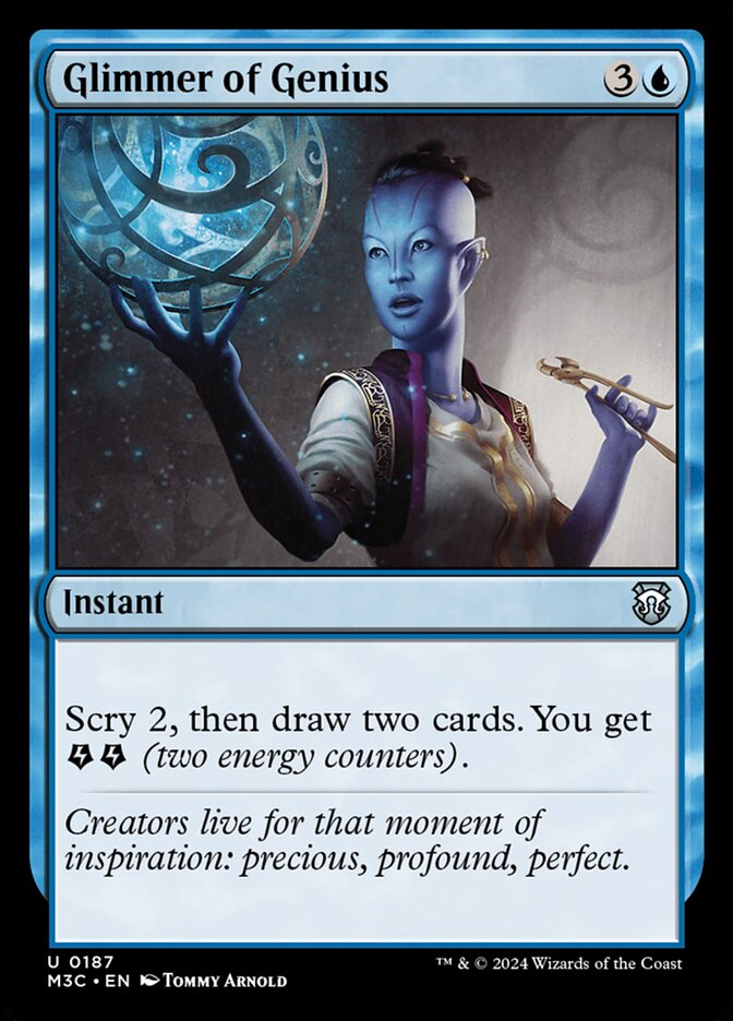 Glimmer of Genius (Modern Horizons 3 Commander #187)