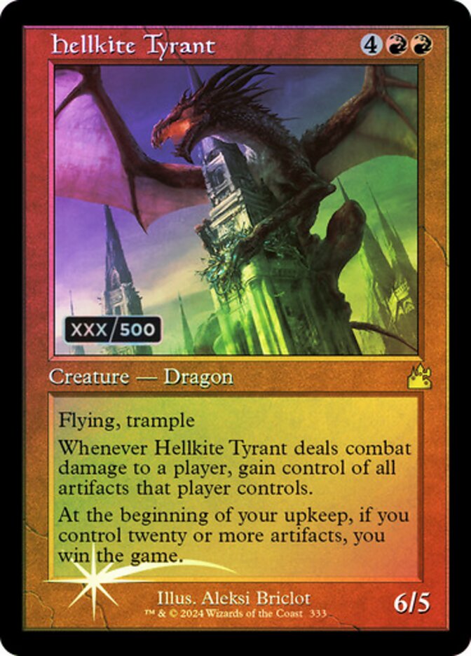 Hellkite Tyrant (Ravnica Remastered #333z)