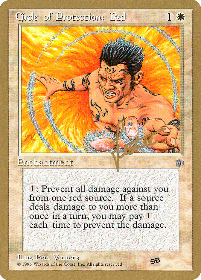 Circle of Protection: Red (Pro Tour Collector Set #bl15sb)