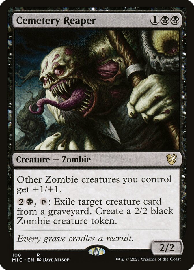 Cemetery Reaper Starter Commander Decks SCD 70 Scryfall Magic  Cemetery Reaper Starter Commander Decks SCD 70 Scryfall Magic