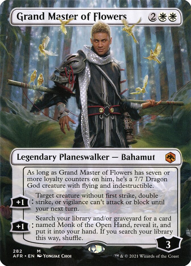 GRAND MASTER OF FLOWERS Adventures In The Forgotten Realms AFR Planeswalker  MTG