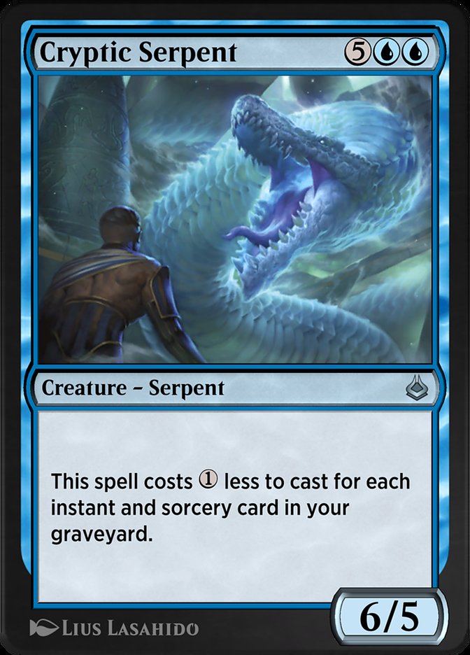 Cryptic Serpent (Amonkhet Remastered #57)