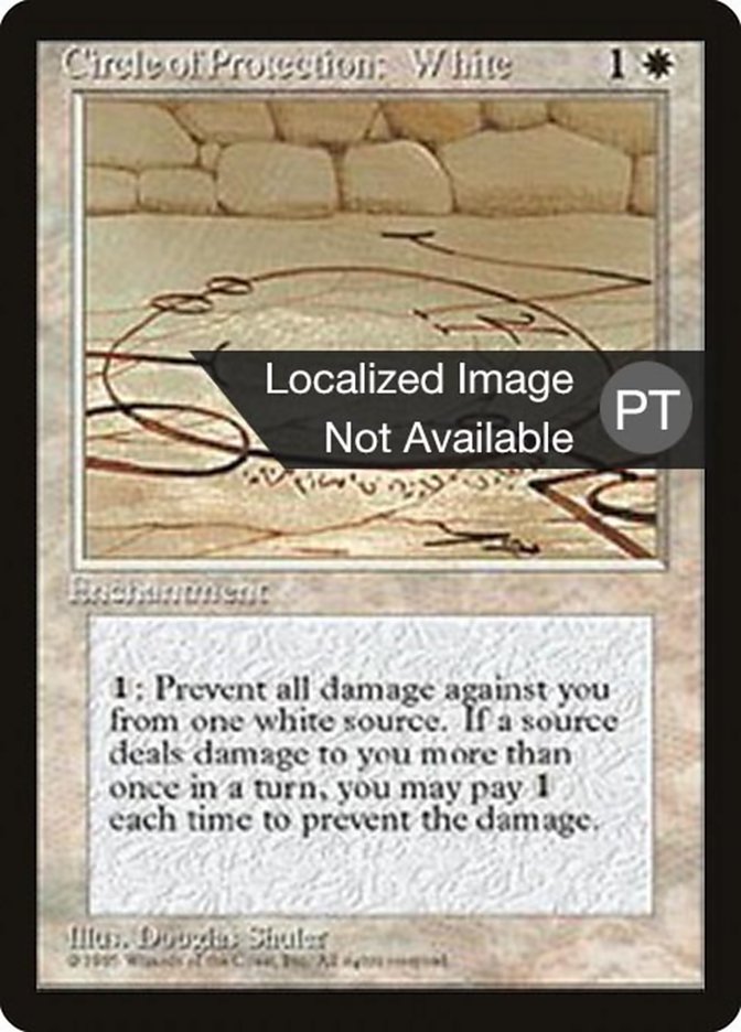 Circle of Protection: White (Fourth Edition Foreign Black Border #18)