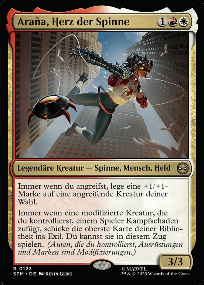 Araña, Herz der Spinne