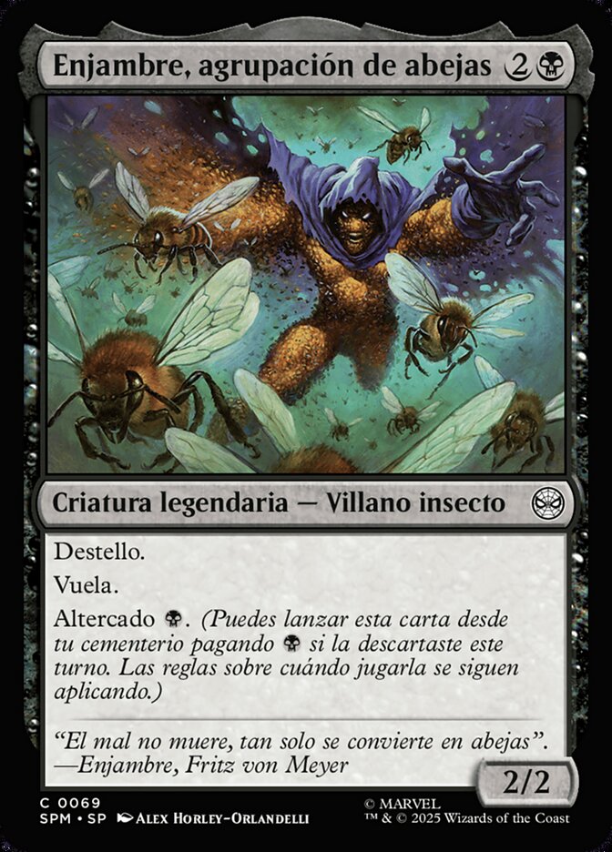 Enjambre, agrupación de abejas