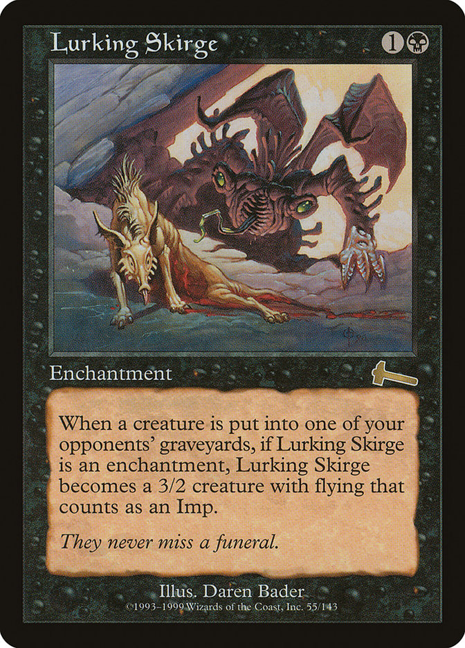 Lurking Skirge (Urza's Legacy #55)