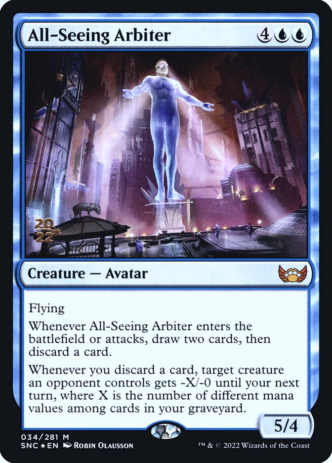 All-Seeing Arbiter (Streets of New Capenna Promos #34s)