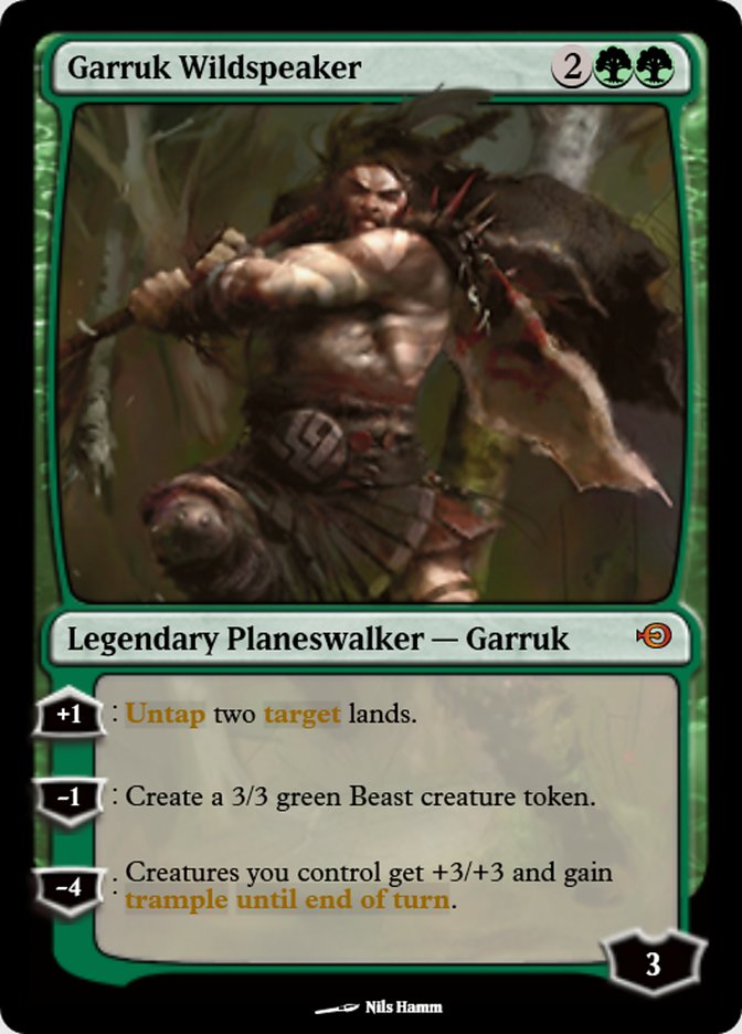 Garruk Wildspeaker (Magic Online Promos #36178)