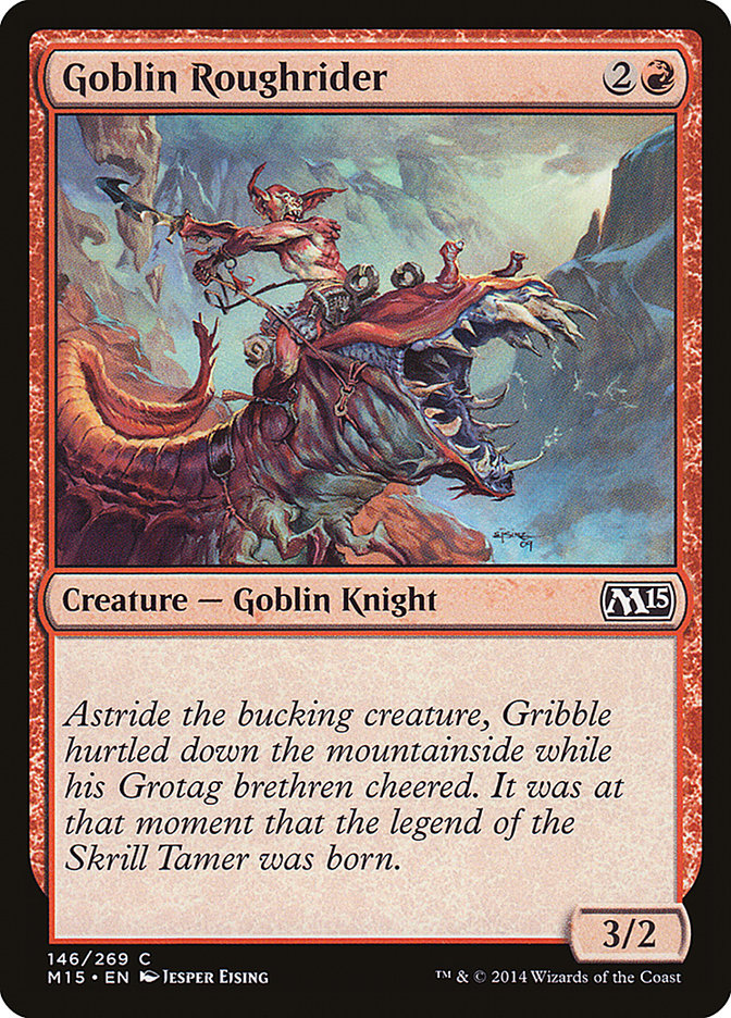 Goblin Roughrider (Magic 2015 #146)