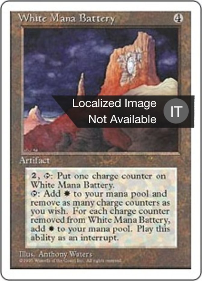 White Mana Battery (Fourth Edition #357)