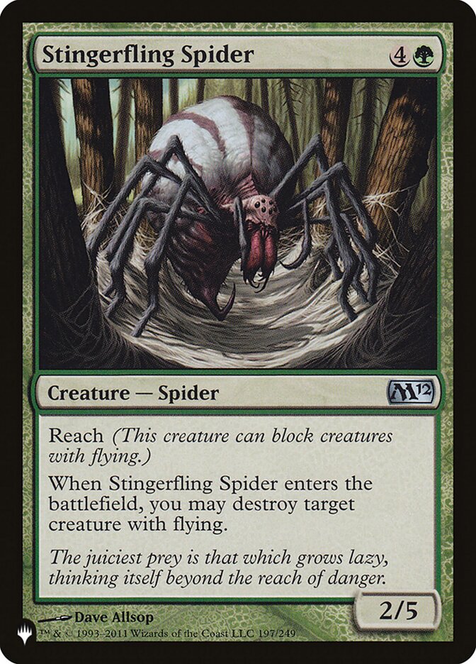 Stingerfling Spider (The List #M12-197)